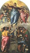 GRECO, El Assumption of the Virgin dfg oil on canvas